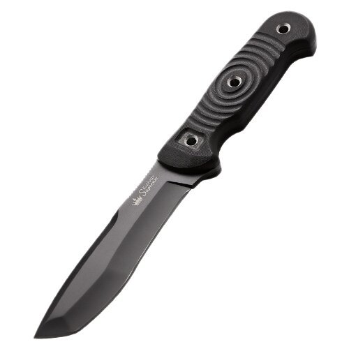 Нож фиксированный Kizlyar Supreme Vendetta AUS-8 Black Titanium черный