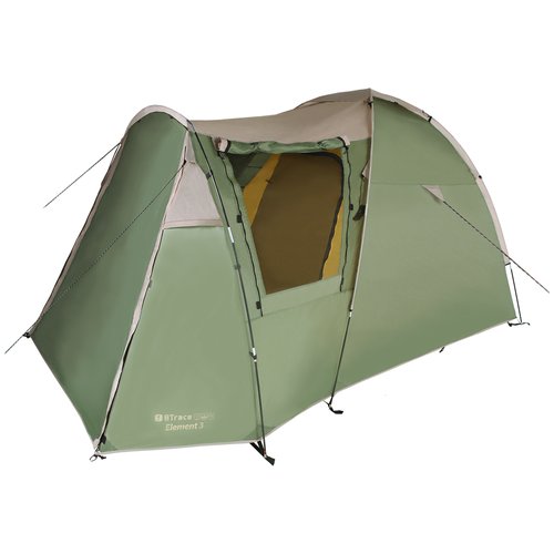 Палатка кемпинговая трёхместная Btrace Element 3, зеленый