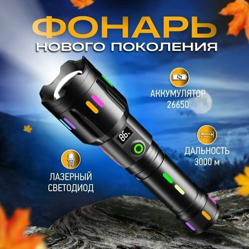 Аккумуляторный ручной фонарь Молния YYC-6318-PM30-TG
