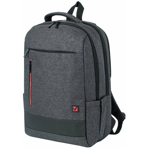 Рюкзак BRAUBERG URBAN универсальный, с отделением для ноутбука, Houston, темно-серый, 45×31×15 см, 229895