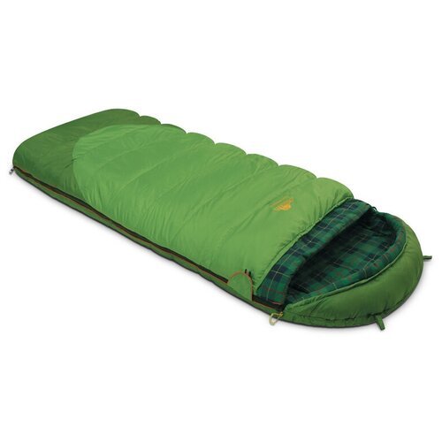Спальный мешок Alexika Siberia Plus, green, молния с левой стороны