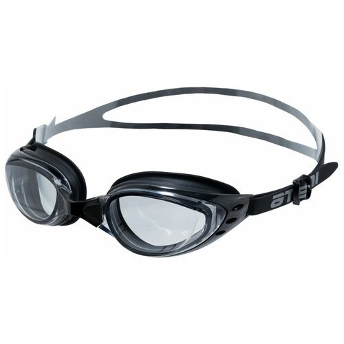 Очки для плавания ATEMI B201/B202, черный/серый