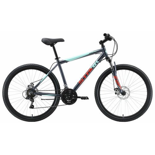 Горный велосипед Stark Outpost 26.1 D (2023) 20' Серо-бирюзово-красный (176-186 см)
