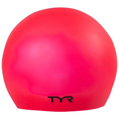 Шапочка для плавания Tyr Latex Swim Cap, латекс, Lcl/610, красный