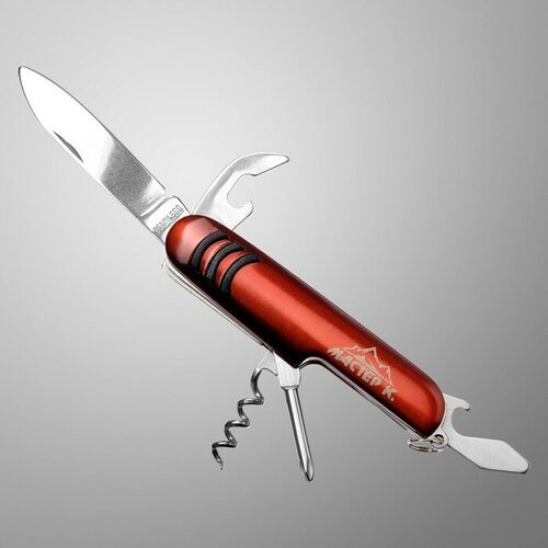Нож швейцарский 'Нейт', 6в1, красный