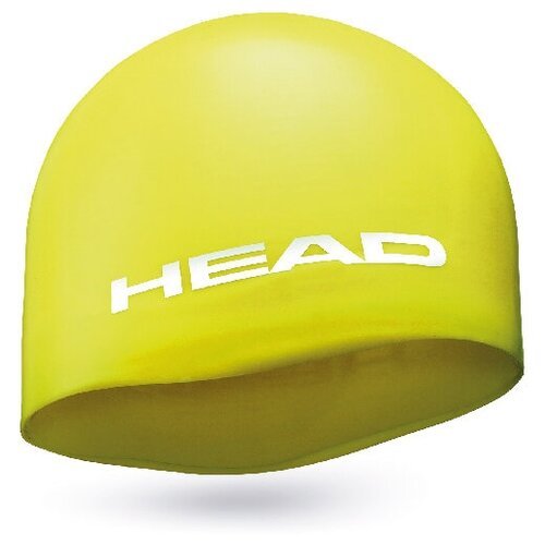 Шапочка для плавания стартовая HEAD SILICONE MOULDED, Цвет - желтый; Материал - Силикон 100%