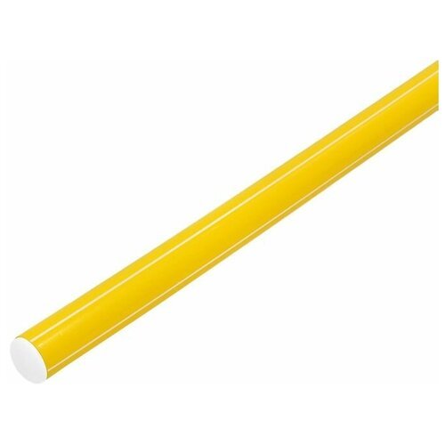 Палка гимнастическая 100 см, цвет: желтый 1209314
