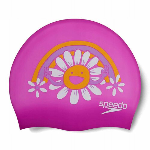 Шапочка для плавания детская SPEEDO Boom Silicone Cap Jr,8-0838615956, силикон
