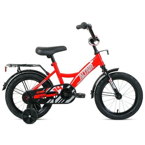 Велосипед ALTAIR KIDS 14 2020-2021, красный/серебристый