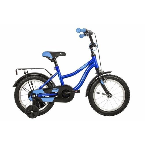 Велосипед детский NOVATRACK 14'143WIND. BL22 синий, полная защита цепи, пер. ручн, зад нож тормоз, к