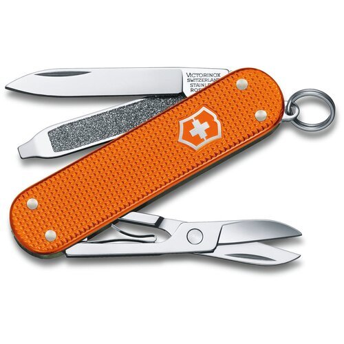 Нож перочинный Victorinox Alox Classic (0.6221. L21) 58мм 5функц. оранжевый подар. коробка