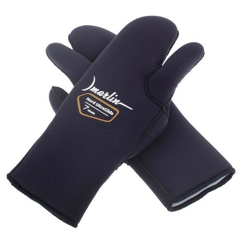 Трехпалые перчатки Marlin Nord Ultraglide Black 7 мм размер M
