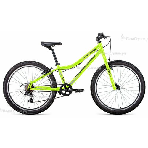 Подростковый велосипед Forward Titan 24 1.0 (2022) 24 Зелено-серый (126-155 см)