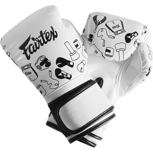 Боксерские перчатки Fairtex BGV14 W Art Collections Street Graffiti 1970. 14oz