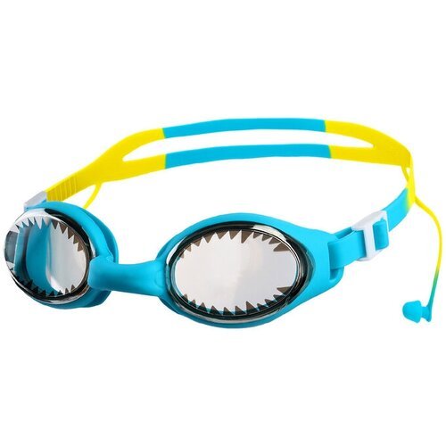 Очки для плавания детские ONLITOP, беруши, цвета микс