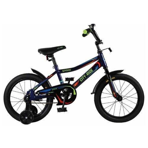 Детский велосипед CITY-RIDE Spark 16 (CR-B2-0216) синий (требует финальной сборки)