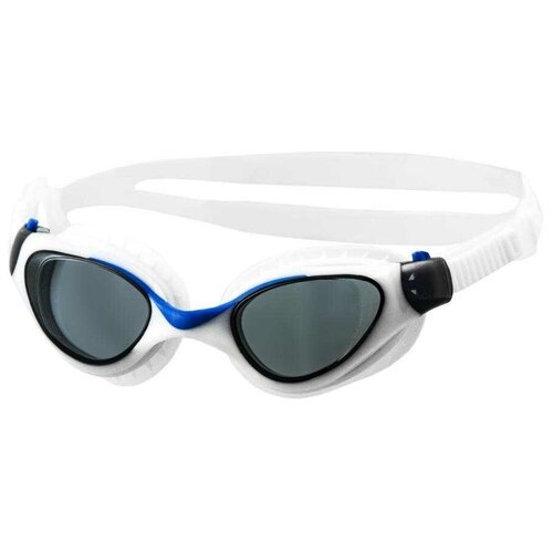 Очки для плавания ATEMI M701/M702/M703, белый/голубой