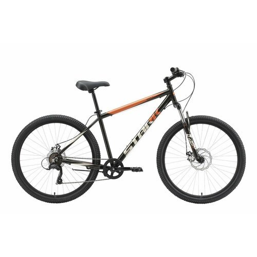 Велосипед Stark Respect 27.1 D (2023) 20' черный/оранжевый/серый