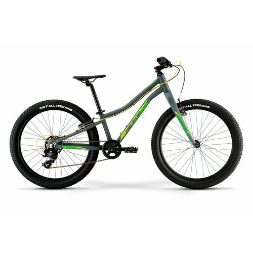 Подростковый велосипед Merida Matts J.24+ Eco, год 2022, цвет Серебристый-Зеленый