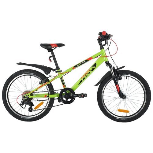 Детский велосипед Novatrack Extreme 20 6 (2021) зеленый 12' (требует финальной сборки)