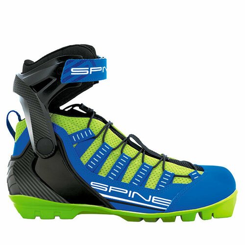 Лыжероллерные ботинки SPINE SNS Skiroll Skate (6) (черный/синий/зеленый) (47)