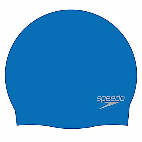 Шапочка для плавания SPEEDO Plain Moulded Silicone Cap 8-70984 (голубой (8-709842610-2610))