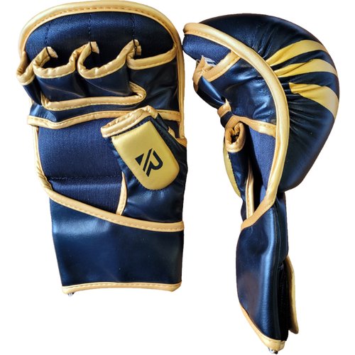 Перчатки для ММА Rage fight gear черно-золотой S