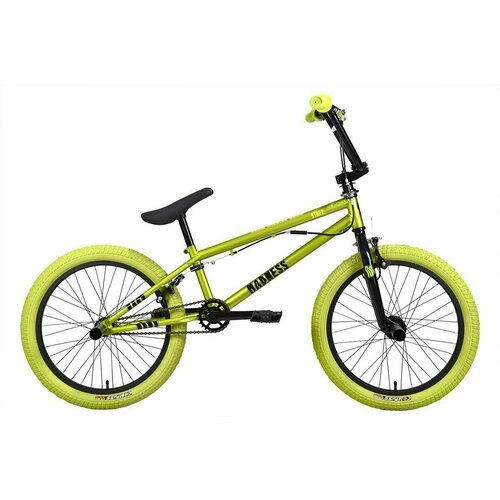 Велосипед Stark Madness BMX 3 (2024) 9' зеленый металлик/черный, зеленый/хаки