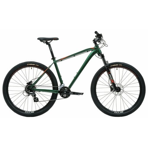 Горный велосипед Welt Raven 2.1 HD 27 (2024) 16' Зелено-оранжевый (160-170 см)
