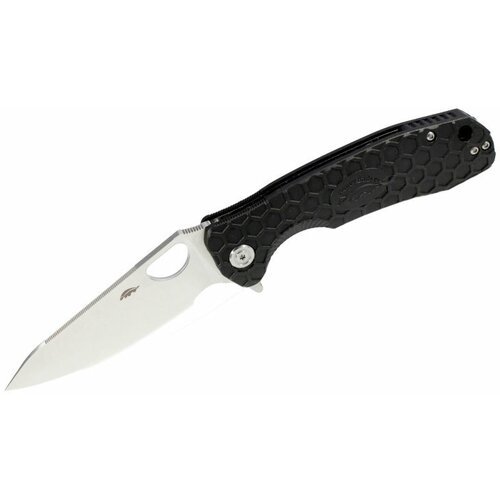 Нож Honey Badger Leaf D2 M (HB1386) с чёрной рукоятью