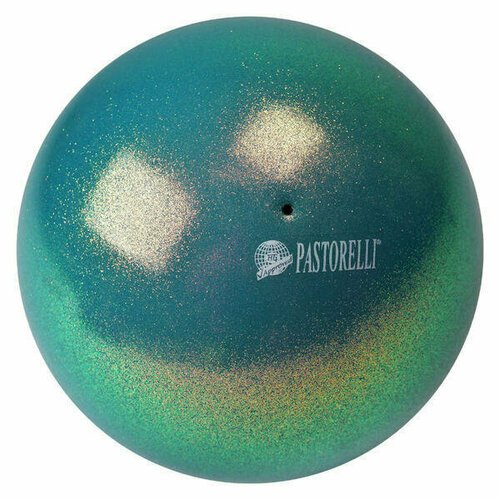 Мяч PASTORELLI 18см. 02201 Изумрудный GLITTER HV FIG