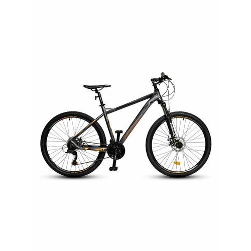 Велосипед взрослый горный 27,5' HORST Dominator рама 21' 2023 года серо-оранжевый черный