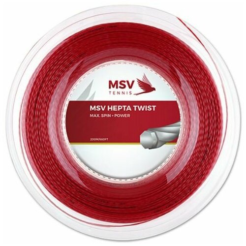 Теннисная струна MSV Hepta Twist RD - 1.3 Reel (200м), арт. 3557