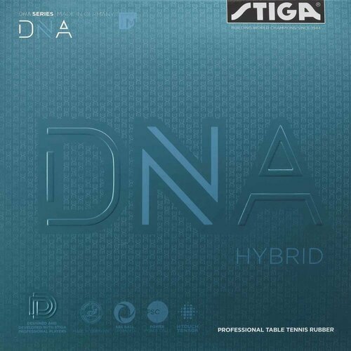 Накладка для настольного тенниса Stiga DNA Hybrid M, Red, 2.2