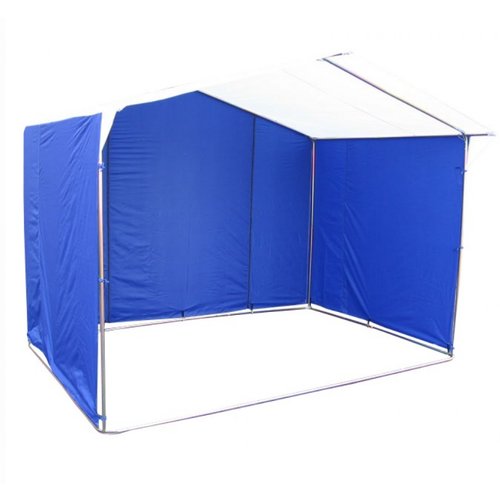 Торговая палатка 'Домик' 3.0х1,9 бело-синяя