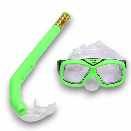 Набор для плавания детский E41236 маска+трубка (ПВХ) (зеленый)