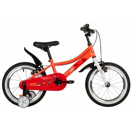 Детский велосипед Novatrack Calibri 16 V-Brake, год 2022, цвет Оранжевый