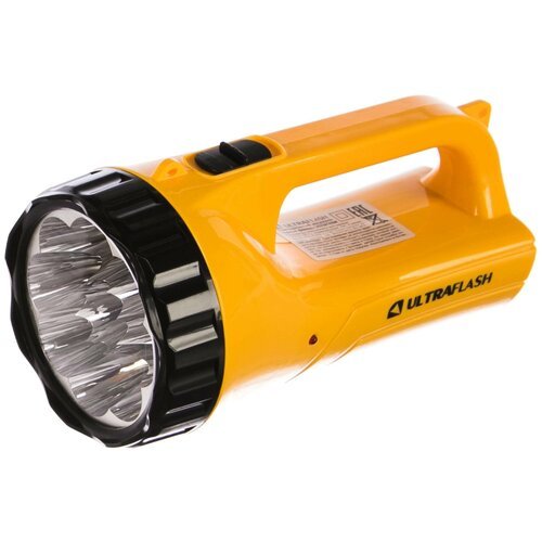 Ручной фонарь 1 шт. Ultraflash LED3816SM желтый 1 шт.