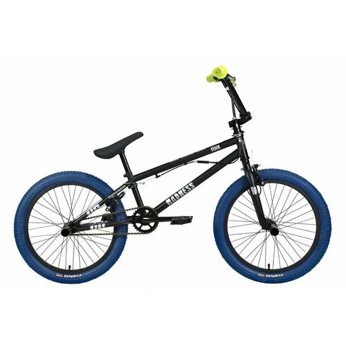 Велосипед Stark Madness BMX 2 (2024) 9' черный матовый/серебристый/темно-синий