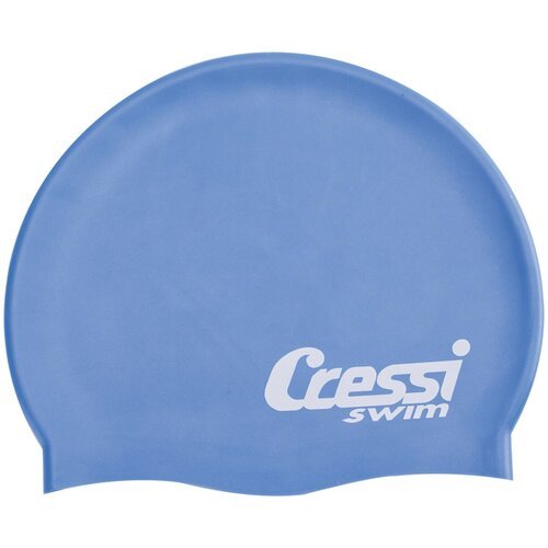 Шапочка для плавания CRESSI SILICONE CAP ADULT, голубая