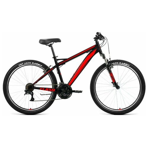 Велосипед горный с колесами 26' Forward Flash 26 1.2 черно-красный 21 скорость, рама 19'