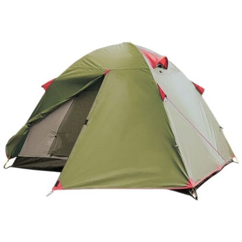 Палатка трекинговая двухместная Tramp Tourist 2, зеленый