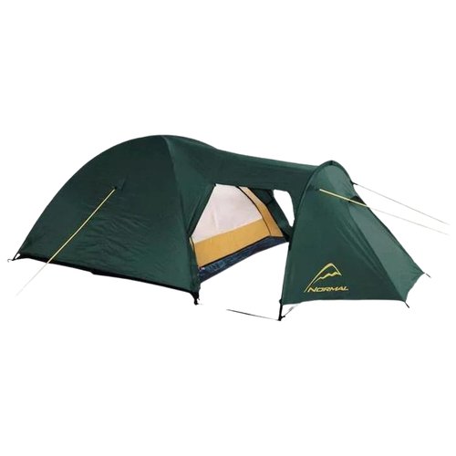 Палатка трекинговая трёхместная Normal Трубадур 3, темно-зеленый