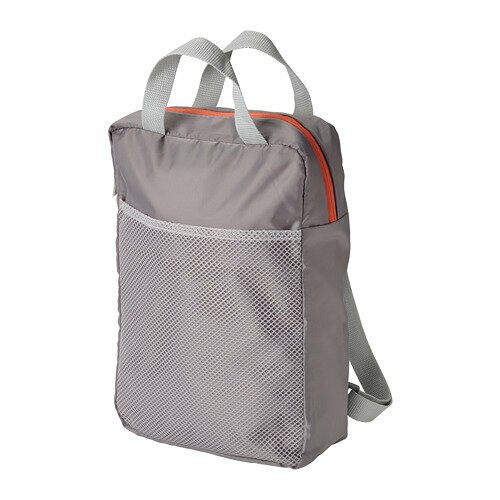 Рюкзак Ikea Pivring, портфель Икеа Пивринг, 24х8х34 см, 9 л, серый