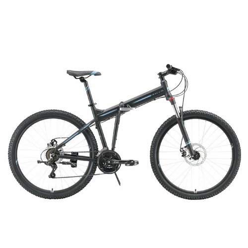 Велосипед Stark'23 Cobra 27.2 D черный/серый/черный 18'