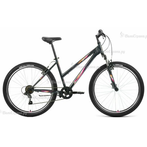 Женский велосипед Forward Iris 26 1.0 (2022) 17' Серо-розовый (156-170 см)