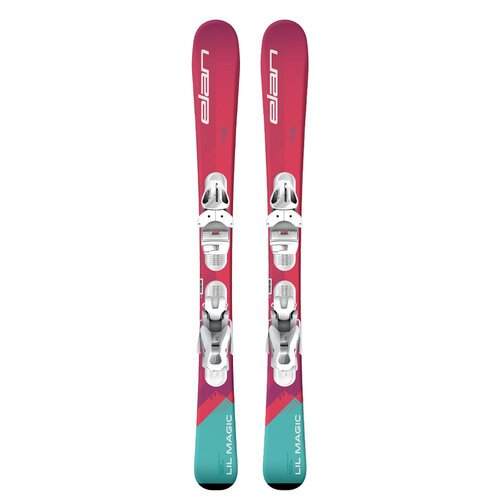 Горные лыжи с креплениями Elan Lil Magic JRS (23/24), 80 см