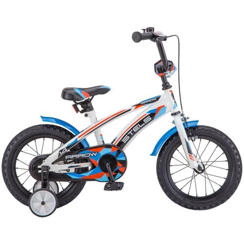 Детский велосипед STELS Arrow 14 V020 (2018) синий/белый 8.5' (требует финальной сборки)