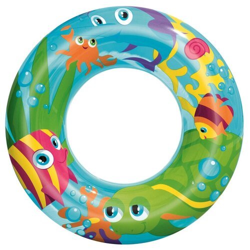 Круг надувной для плавания 'Морской мир', d=56 см, цвета микс, 36013 Bestway