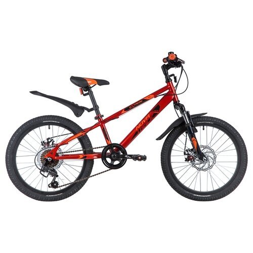 Горный (MTB) велосипед Novatrack Exteme 20 Disc (2021) красный 12' (требует финальной сборки)